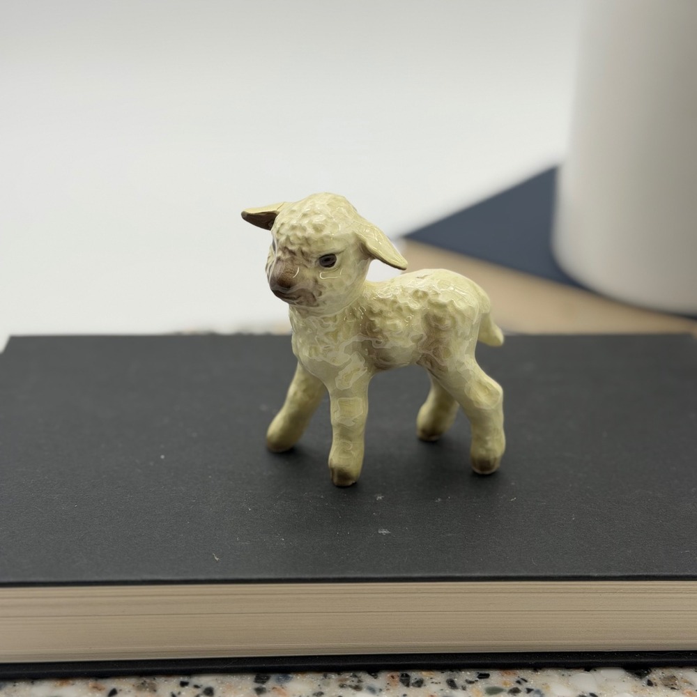 Vintage Goebel Nativity Lamb 32010 West Germany Ceramic Figurine